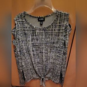 A.Byer peek a boo long sleeve top